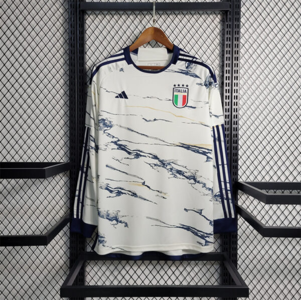 2023 National Team Italy Away Long Sleeve Jersey