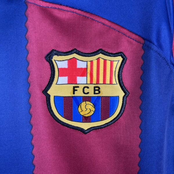 2324Barcelona long sleeve home jersey