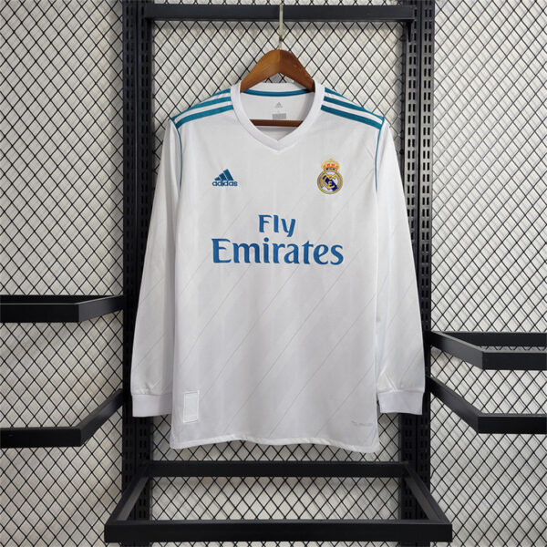 1718 Champions League Final Real Madrid Jersey Long Sleeve