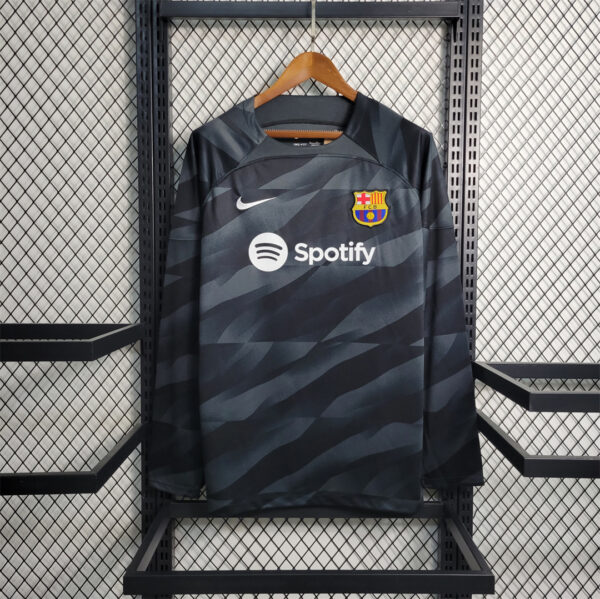 23-24 Barcelona long-sleeved goalkeeper jersey football uniform