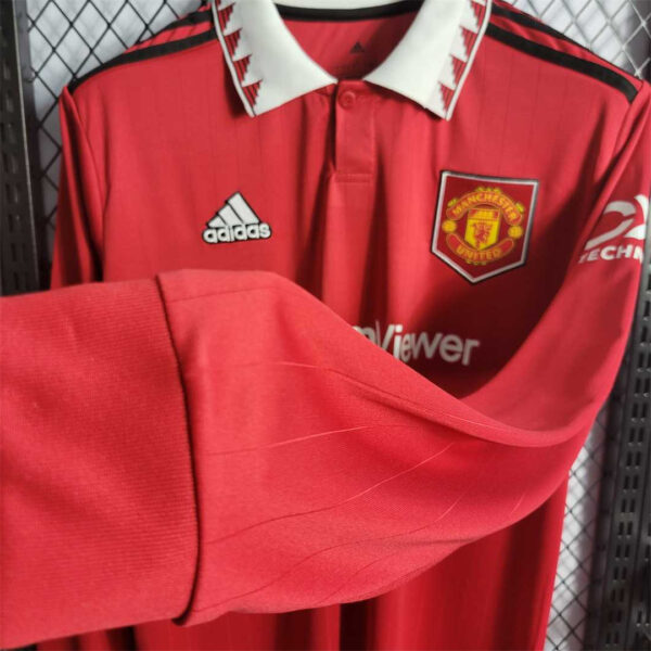 22-23 new season Manchester United home jersey long sleeves