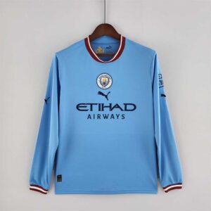 22-23 Manchester City home long sleeve jersey